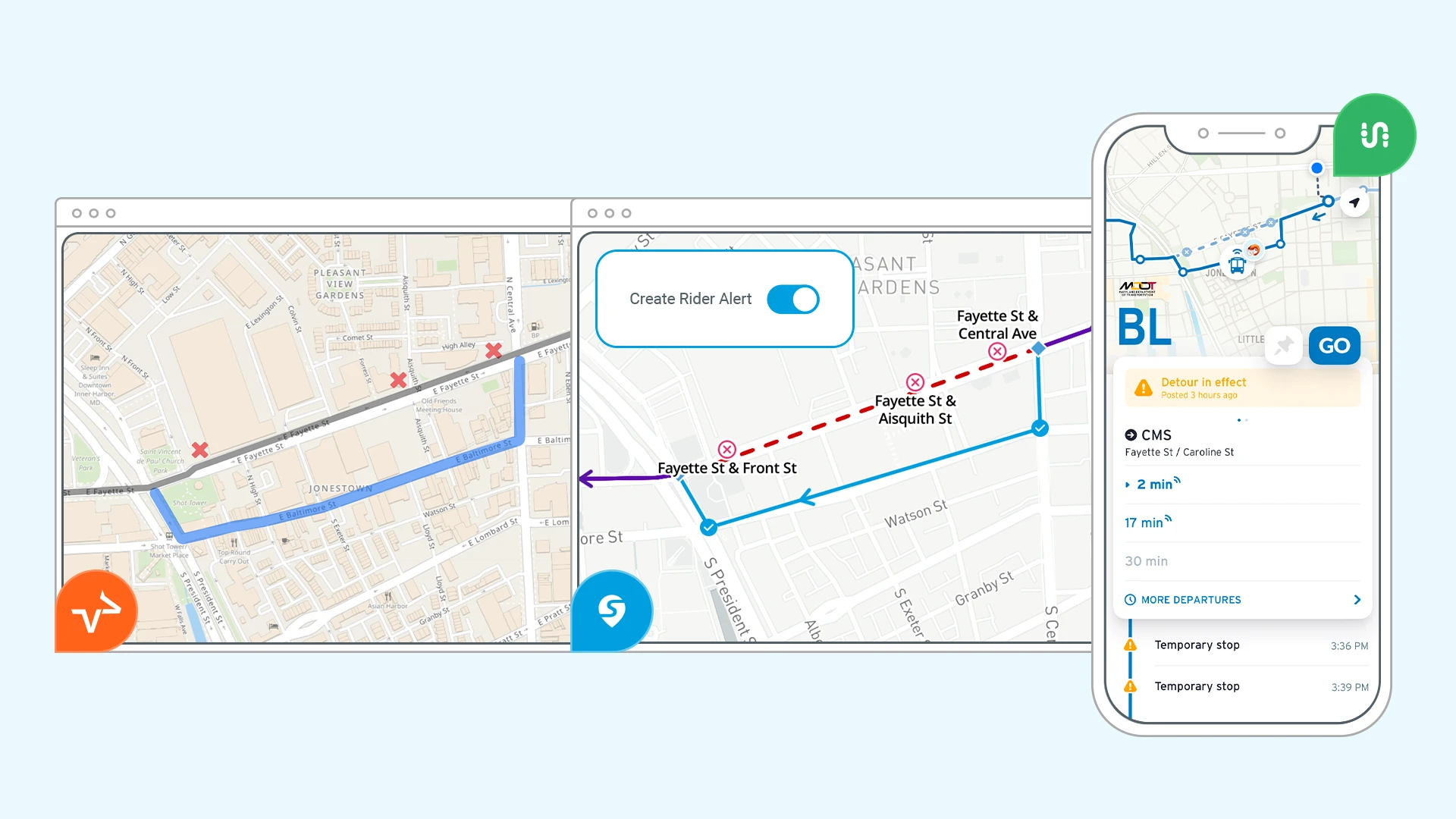 Open API Integration with Vontas, Swiftly, and Transit