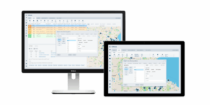 Vontas OnCall Graphic showing several screens with OnCall options